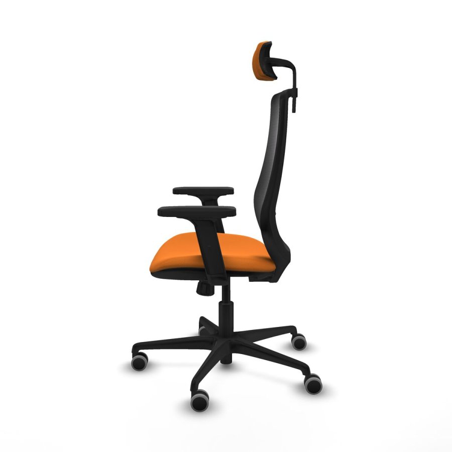 Kontorstol med hovedg�rde Piqueras y Crespo D036G2W Orange #3