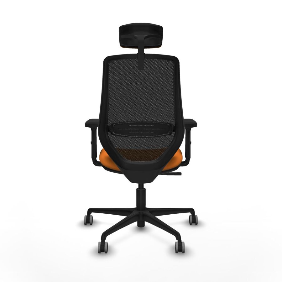 Kontorstol med hovedg�rde Piqueras y Crespo D036G2W Orange #5