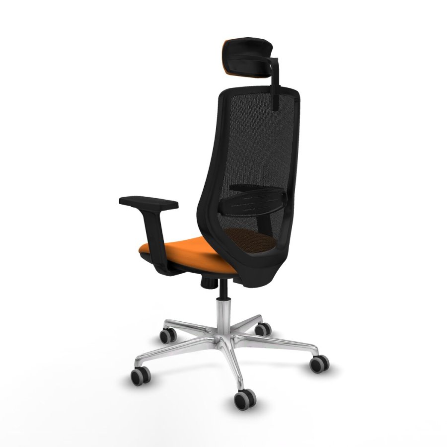 Kontorstol med hovedg�rde Piqueras y Crespo D086G2W Orange #4