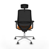 Kontorstol med hovedg�rde Piqueras y Crespo D086G2W Orange #5