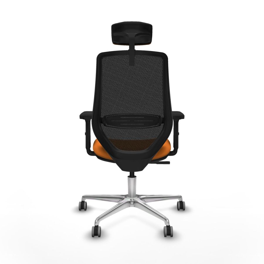 Kontorstol med hovedg�rde Piqueras y Crespo D086G2W Orange #5