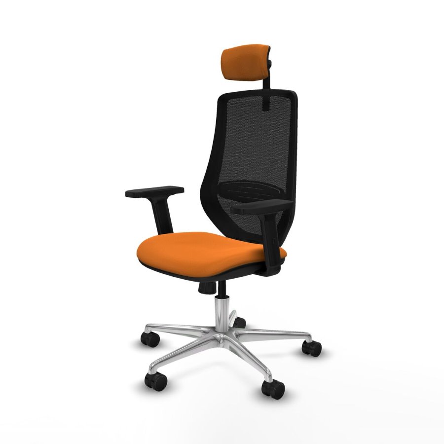 Kontorstol med hovedg�rde Piqueras y Crespo D086N2W Orange #2