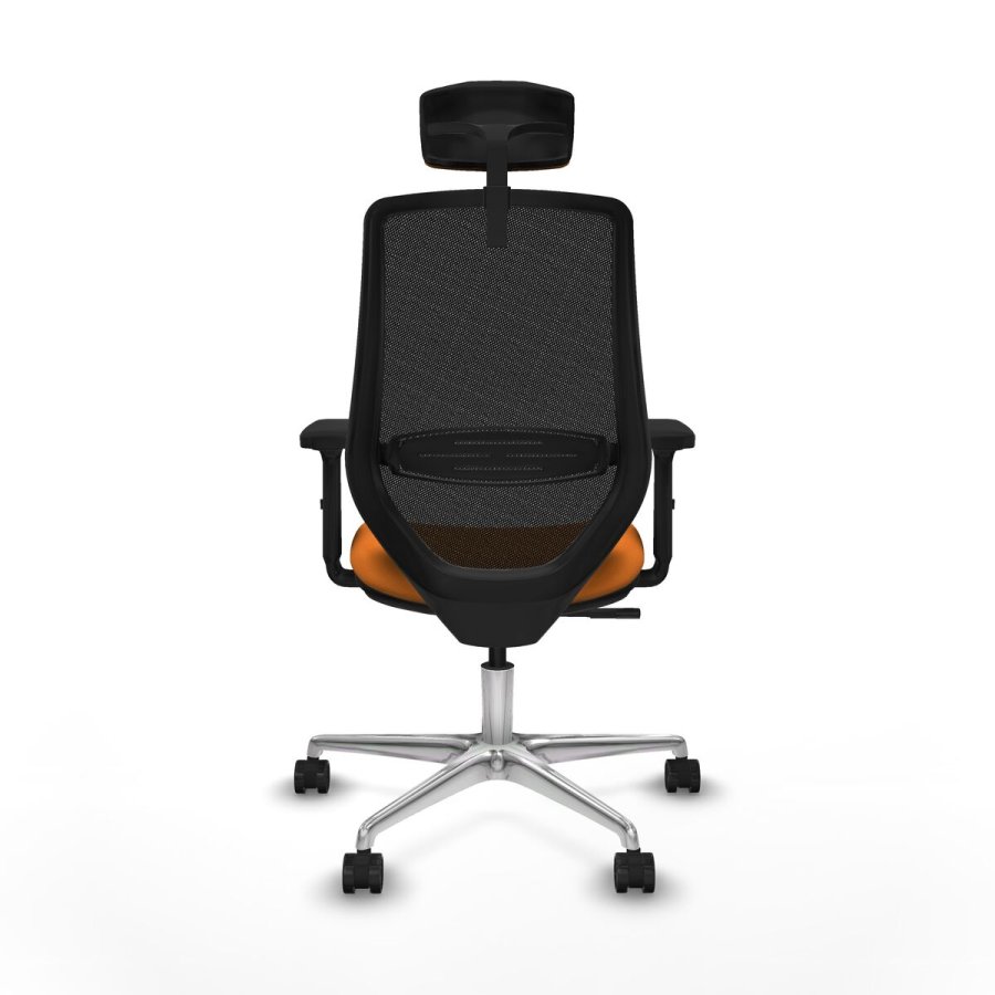 Kontorstol med hovedg�rde Piqueras y Crespo D086N2W Orange #5