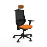 Kontorstol med hovedg�rde Mardos Piqueras y Crespo D036G2H Orange #1