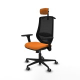 Kontorstol med hovedg�rde Mardos Piqueras y Crespo D036G2H Orange #2