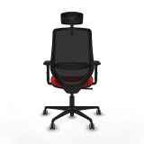 Kontorstol med hovedg�rde Piqueras y Crespo D036G2W R�d #5