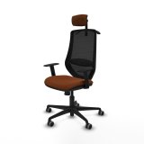 Kontorstol med hovedg�rde Mardos Piqueras y Crespo D036G2H Brun Sort #2