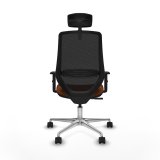 Kontorstol Piqueras y Crespo D086N2W Brun Sort #5