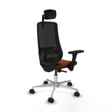 Kontorstol Piqueras y Crespo D086N2W Brun Sort #6