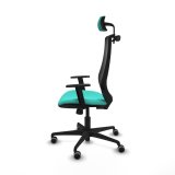 Kontorstol med hovedg�rde Mardos Piqueras y Crespo D036G2H Turkisbl� #3