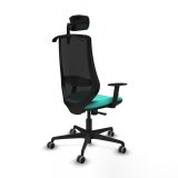 Kontorstol med hovedg�rde Mardos Piqueras y Crespo D036G2H Turkisbl� #6