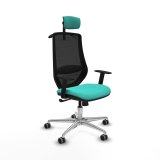 Kontorstol med hovedg�rde Mardos Piqueras y Crespo D086G2H Turkisbl� #1