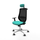 Kontorstol med hovedg�rde Mardos Piqueras y Crespo D086G2H Turkisbl� #2