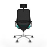 Kontorstol Piqueras y Crespo D086G2W Turkisbl� #5