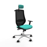 Kontorstol med hovedg�rde Mardos Piqueras y Crespo D086N2H Turkisbl� #1