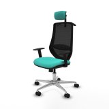 Kontorstol med hovedg�rde Mardos Piqueras y Crespo D086N2H Turkisbl� #2