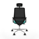 Kontorstol med hovedg�rde Mardos Piqueras y Crespo D086N2H Turkisbl� #5