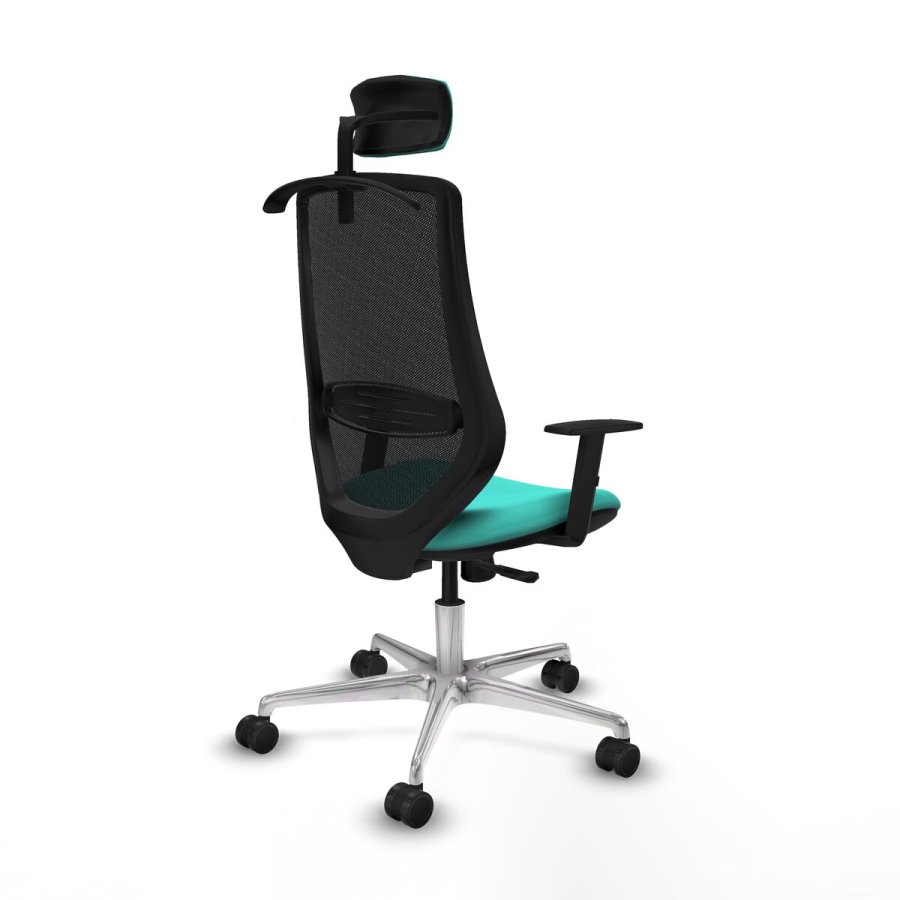 Kontorstol med hovedg�rde Mardos Piqueras y Crespo D086N2H Turkisbl� #6