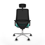 Kontorstol Piqueras y Crespo D086N2W Turkisbl� #5