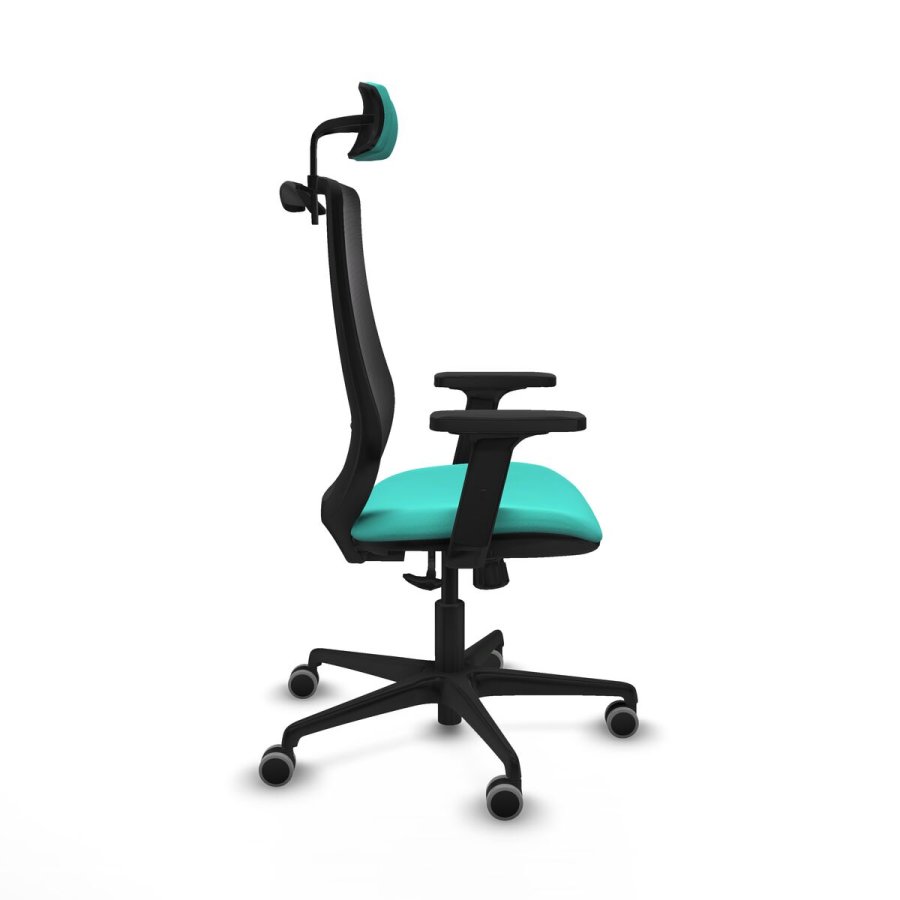 Kontorstol med hovedg�rde Mardos Piqueras y Crespo D036G2H Turkisbl� #7