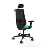 Kontorstol med hovedg�rde Mardos Piqueras y Crespo D036N2H Turkisbl� #6