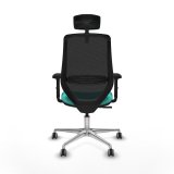 Kontorstol med hovedg�rde Mardos Piqueras y Crespo D086G2H Turkisbl� #5