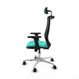 Kontorstol med hovedg�rde Mardos Piqueras y Crespo D086N2H Turkisbl� #3