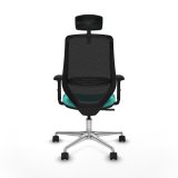 Kontorstol med hovedg�rde Mardos Piqueras y Crespo D086N2H Turkisbl� #5