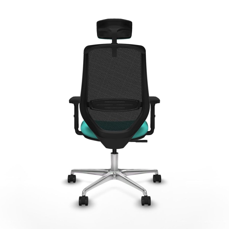 Kontorstol med hovedg�rde Mardos Piqueras y Crespo D086N2H Turkisbl� #5