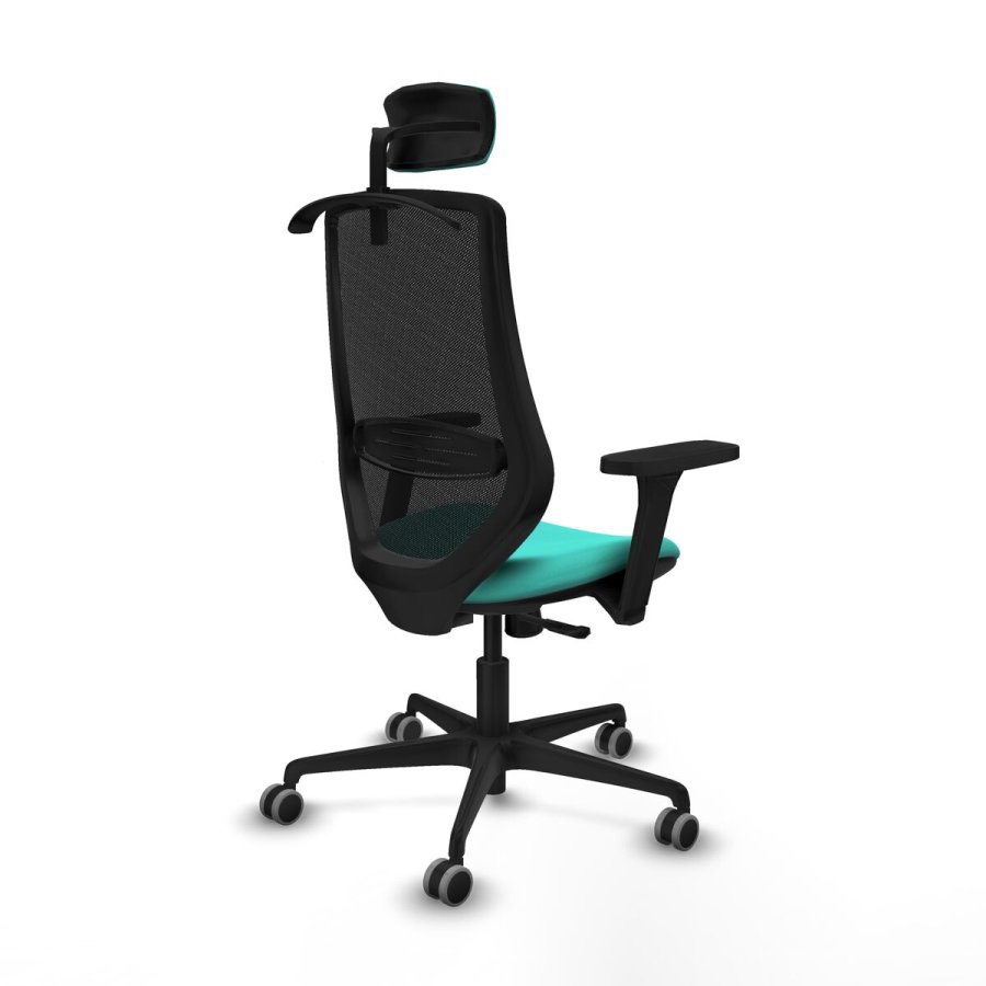 Kontorstol med hovedg�rde Mardos Piqueras y Crespo D036G2H Turkisbl� #6