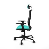 Kontorstol Piqueras y Crespo D036G2W Turkisbl� #3