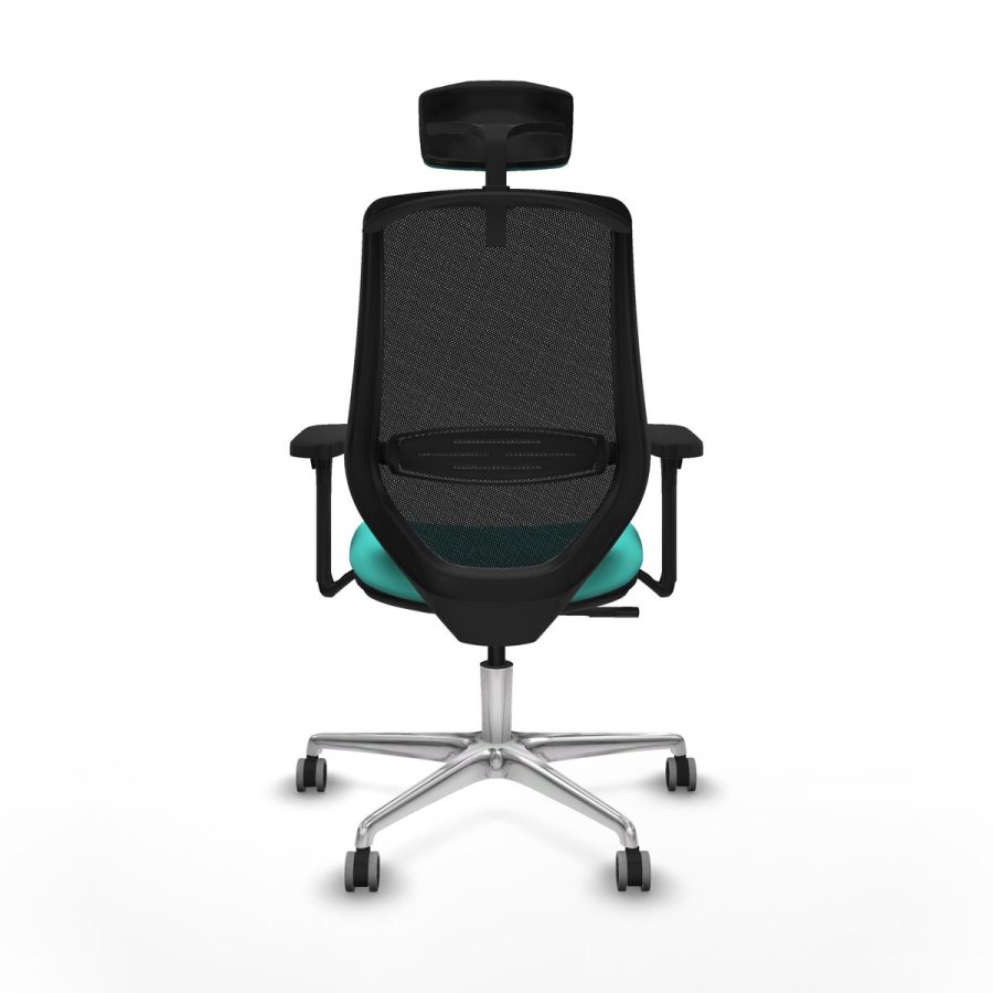 Kontorstol med hovedg�rde Mardos Piqueras y Crespo D086G2H Turkisbl� #5