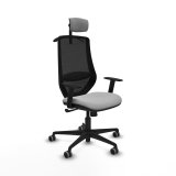 Kontorstol med hovedg�rde Mardos Piqueras y Crespo D036G2H Lysegr� #1