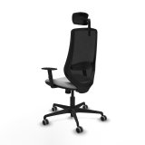 Kontorstol Piqueras y Crespo D036G2W Lysegr� #4