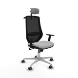 Kontorstol med hovedg�rde Mardos Piqueras y Crespo D086G2H Lysegr� #1