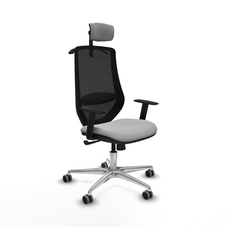 Kontorstol med hovedg�rde Mardos Piqueras y Crespo D086G2H Lysegr� #1