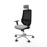 Kontorstol Piqueras y Crespo D086G2W Lysegr� #2