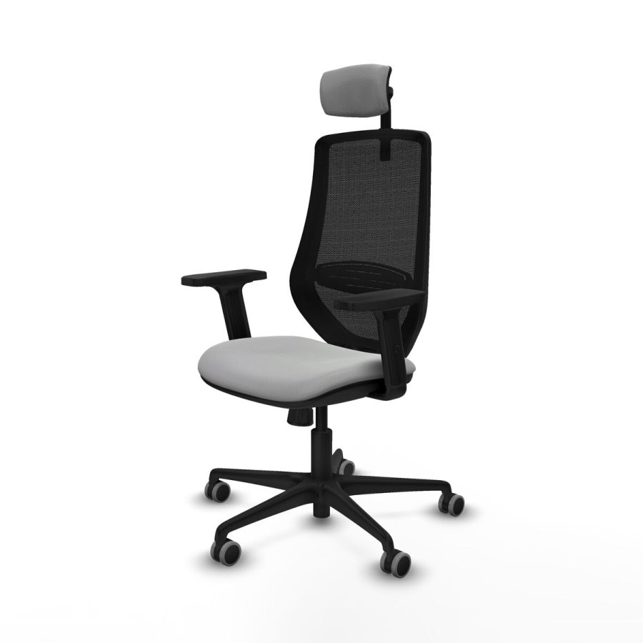 Kontorstol med hovedg�rde Piqueras y Crespo D036G2W Lysegr� #2