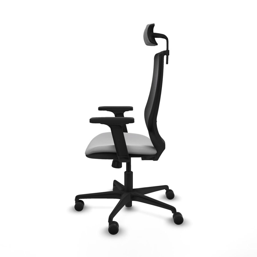 Kontorstol med hovedg�rde Piqueras y Crespo D036N2W Lysegr� #3