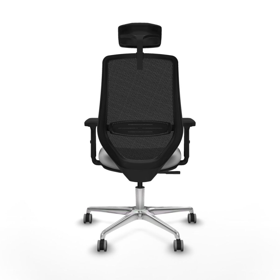 Kontorstol med hovedg�rde Piqueras y Crespo D086G2W Lysegr� #5