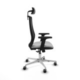 Kontorstol med hovedg�rde Piqueras y Crespo D086G2W Lysegr� #7