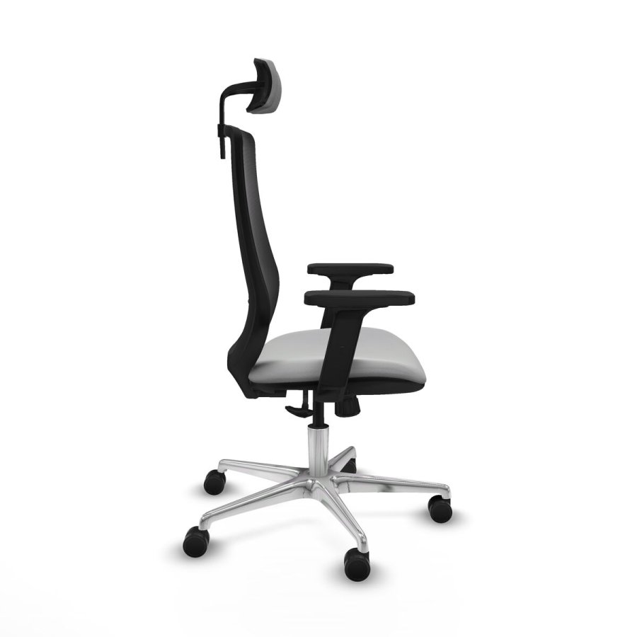 Kontorstol med hovedg�rde Piqueras y Crespo D086N2W Lysegr� #7