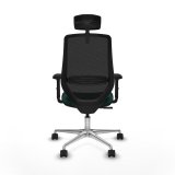 Kontorstol med hovedg�rde Piqueras y Crespo D086N2W Gr�n #5