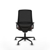 Kontorstol Piqueras y Crespo D036G0W Sort M�rkebrun #5