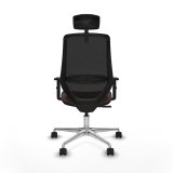 Kontorstol med hovedg�rde Mardos Piqueras y Crespo D086N2H Sort M�rkebrun #5