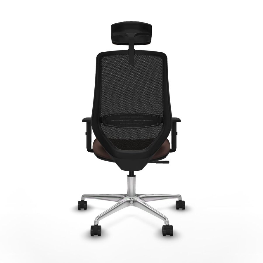 Kontorstol Piqueras y Crespo D086N2W Sort M�rkebrun #5