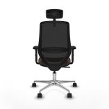 Kontorstol med hovedg�rde Mardos Piqueras y Crespo D086N2H Sort M�rkebrun #5