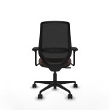 Kontorstol Piqueras y Crespo D036N0W Sort M�rkebrun #5