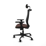 Kontorstol med hovedg�rde Mardos Piqueras y Crespo D036N2H Sort M�rkebrun #3