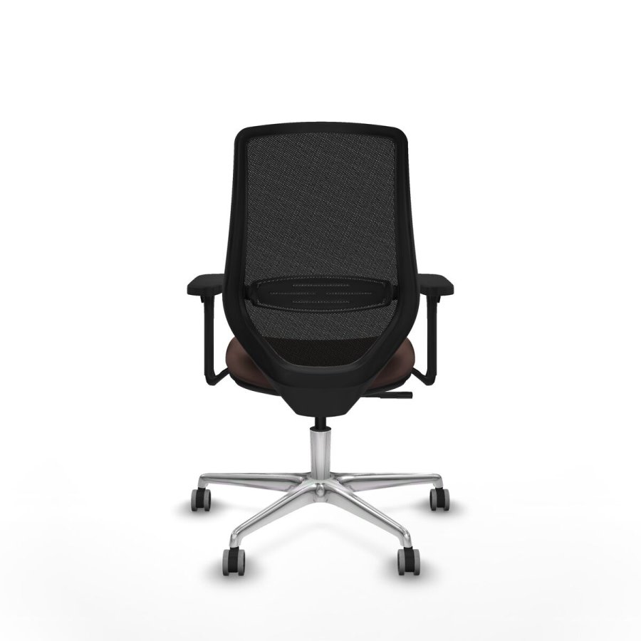 Kontorstol Piqueras y Crespo D086G0W Sort M�rkebrun #5